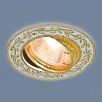 Точечный светильник 713 MR16 WH/GD белый/золото (1/100) Точечный светильник 713 MR16 WH/GD белый/золото (1/100)