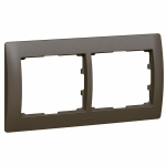 Рамка 2п гор Dark Bronze GL Рамка 2п гор Dark Bronze GL