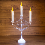 Фигура на подставке "Подсвечник со свечками" 25 см Neon-Night (1/1/6) Фигура на подставке "Подсвечник со свечками" 25 см Neon-Night (1/1/6)