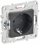 Розетка 1гн с З/К с/у титан механизм 16А SK-R05T SKANDY IEK (1/10/100)