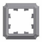 Рамка 1гн сталь AtlasDesign ANTIQUE Systeme Electric (1/10)