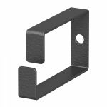 Кабельное кольцо металлическое 40 х 60 мм, черное