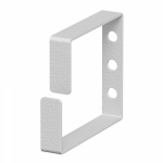 Кабельное кольцо металлическое 60 х 60 мм, серое