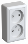 Розетка 2гн без З/К шторки о/у белый изол.пласт. 16А IP20 Хит Systeme Electric (1/112) Розетка 2гн без З/К шторки о/у белый изол.пласт. 16А IP20 Хит Systeme Electric (1/112)