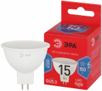 Лампа светодиодная ЭРА RED LINE LED MR16-15W-865-GU5.3 R 15Вт софит холодный дневной свет GU5.3 Лампа светодиодная ЭРА RED LINE LED MR16-15W-865-GU5.3 R 15Вт софит холодный дневной свет GU5.3
