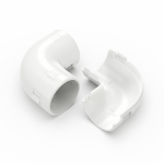 Соединитель угловой разборный белый d25 мм (5шт/300шт уп/кор) Промрукав