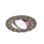 Светильник Круг. Темная Бронза, Gu5.3 Gauss Strass 1/100 СНЯТ