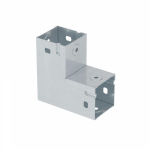 Угол вертикальный вверх 90 50х50, глухой, цинк-ламельный ДКС