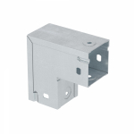 Угол вертикальный вниз 90 50х50, глухой, цинк-ламельный ДКС