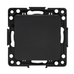 Выключатель 1кл с/у черный механизм 10А Стокгольм винт.клеммы EKF PROxima