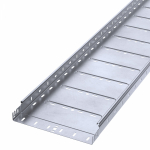 Лоток перфорированный Профи INOX (AISI 316) 300х50х3000 (1,0 мм) (6 м/уп) Промрукав