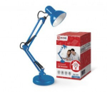 Светильник настольный под лампу на основании+струбцина 60Вт Е27 синий СНО-15ТС IN HOME Светильник настольный под лампу на основании+струбцина 60Вт Е27 синий СНО-15ТС IN HOME
