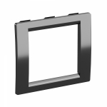 Рамка универсальная на 2 модуля, цвет чёрный ДКС