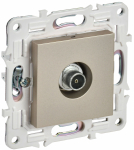 Розетка 1гн ТВ оконечная с/у шампань механизм SK-A12Sh SKANDY IEK (1/10/100)