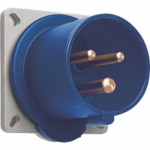 Вилка стационарная силовая 232BU6 2Р+РЕ 32А с 3/К сер/синий IP44 ABB (1) Вилка стационарная силовая 232BU6 2Р+РЕ 32А с 3/К сер/синий IP44 ABB (1)