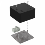 Коробка огнестойкая разветвительная для кабель-канала 40-0460-FR6.0-4-2-Р Е15-Е60 RAL9005 85х85х45 (44 шт/кор) Промрукав