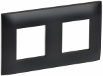 Рамка 2гн черный SK-F02Bl SKANDY IEK (1/10/100)