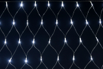 Гирлянда-сеть 1,5х1,5м 160Led белый свет IP20 прозрачный шнур 3м контроллер 8 сцен LIGHTING IEK (1/36)