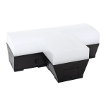 Фигурный коннектор для светодиодных линейных светильников ДБО-T черный 10Вт 6500К IP20 LUMA EKF