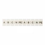 Маркировка буквы горизонтальные белая EKF Маркировка буквы горизонтальные белая EKF