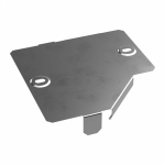 Крышка переходника левого Стандарт INOX (AISI 304) 150х100 Промрукав Крышка переходника левого Стандарт INOX (AISI 304) 150х100 Промрукав