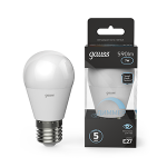 Лампа светодиод 7Вт Шар Е27 4100К 590Лм диммируемая Gauss Black (1/10/100)