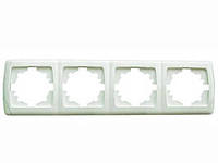Рамка 4гн белый Carmen Viko (1/10/120)