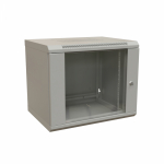 WRline Шкаф настенный 19-дюймовый (19"), 12U, 650x600х600мм, стеклянная дверь, цвет серый (RAL 7035) (разобранный) WRline Шкаф настенный 19-дюймовый (19"), 12U, 650x600х600мм, стеклянная дверь, цвет серый (RAL 7035) (разобранный)