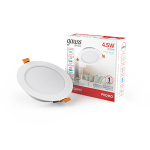 Светильник Gauss Basic Downlight круг 4,5W 300lm 4000K 210-240V IP20 95*26 белый LED