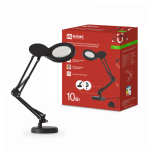 Светильник настольный светодиод на основании + струбцина 10Вт 3000-6500К 500Лм 5х лупа черный PLUS ССО-22Ч-ЛП IN HOME (1/12) Светильник настольный светодиод на основании + струбцина 10Вт 3000-6500К 500Лм 5х лупа черный PLUS ССО-22Ч-ЛП IN HOME (1/12)