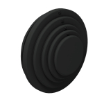 Кабельный ввод мембранный PG34 34мм пластик черный IP55 ПРОМРУКАВ