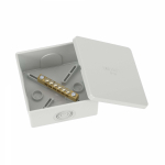 Коробка уравнивания потенциалов, 6 зажимов, 6 вводов д.20мм, 80х80х40мм, IP44 DKC (1) Коробка уравнивания потенциалов, 6 зажимов, 6 вводов д.20мм, 80х80х40мм, IP44 DKC (1)