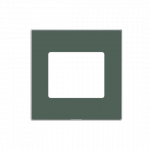 Центральная плата (накладка) пластик зеленый матовая IP20 ABB