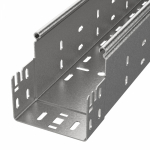 Лоток кабельный листовой 3000x100x100 сталь с перфорированной боковой стенкой толщ.1.5мм ПРОМРУКАВ