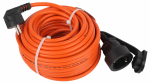 Удлинитель 1гн с З/К 20м оранжевый 16А ПВС 3х1,5 UPx-1e-3x1.5-20m ЭРА (8/192)
