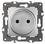 Розетка 1гн без З/К с/у алюминий механизм 16А 14-2105-03 Elegance ЭРА Розетка 1гн без З/К с/у алюминий механизм 16А 14-2105-03 Elegance ЭРА