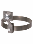 Держатель хомут Ø10-100 мм нержавеющая сталь, с выносом для прута Ø6-10 мм, стальной зажим TDM Держатель хомут Ø10-100 мм нержавеющая сталь, с выносом для прута Ø6-10 мм, стальной зажим TDM