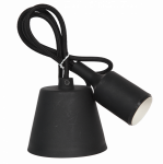 Патрон Е27 силиконовый со шнуром 1м черный IN HOME (1/10) Патрон Е27 силиконовый со шнуром 1м черный IN HOME (1/10)