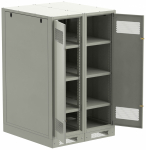 ITK LINEA B Шкаф (пустой) 1450х900мм дверь двуст. мет. сер.