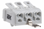 Клемма пружинная соединительная КСПнз3-L+N+PE IEK (150/1500)