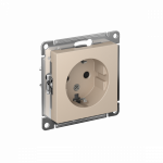 Розетка 1гн с 3/К шторки с/у песочный механизм AtlasDesign Systeme Electric  (1/20)