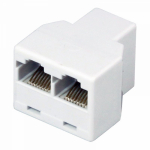 Двойник компьютерный (гнездо - 2 гнезда) RJ-45 (8Р8С) REXANT (50/50/1000)