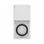 Розетка с механическим таймером в защитном корпусе IP44 RX-23 REXANT (1/1/1)