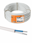 Кабель АсПуГВВ 2х1 ГОСТ (100м), белый TDM