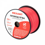 Провод ПГВА 1х1 красный (100м/бухта) REXANT (1/1)