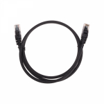 Патч-корд U/UTP REXANT категория 6, RJ45-RJ45, неэкранированный, 26AWG, LSZH, черный, 1 м