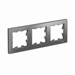 Рамка 3гн сталь AtlasDesign Systeme Electric (1/2)