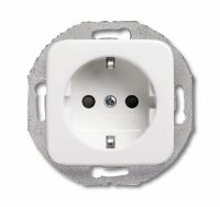Розетка ABB Reflex SI 1-мест. механизм с накладкой с З/К скр. уст-ки16А 220-250В IP21 белый Розетка ABB Reflex SI 1-мест. механизм с накладкой с З/К скр. уст-ки16А 220-250В IP21 белый