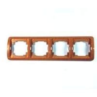 Рамка 4гн орех Mimoza Makel (1/25/250)