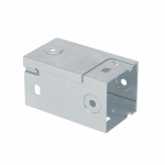 Разворот плоскости левый 50х50, глухой, цинк-ламельный ДКС